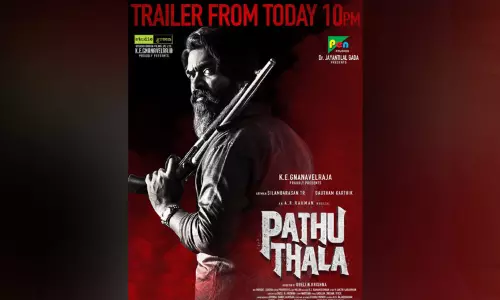 சிம்பு நடிக்கும் பத்து தல படத்தின் டிரெய்லர் இன்று இரவு 10 மணிக்கு வெளியாகும் - படக்குழு அறிவிப்பு...!