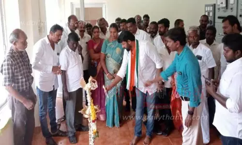 புதிய மின்பாதை பணிகள்; எம்.எல்.ஏ. தொடங்கி வைத்தார் புதிய மின்பாதை பணிகள்; எம்.எல்.ஏ. தொடங்கி வைத்தார்