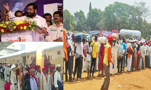 கோரிக்கைகளை நிறைவேற்றுவதாக மராட்டிய முதல்-மந்திரி ஷிண்டே உறுதி; விவசாயிகள் போராட்டம் வாபஸ் கோரிக்கைகளை நிறைவேற்றுவதாக மராட்டிய முதல்-மந்திரி ஷிண்டே உறுதி; விவசாயிகள் போராட்டம் வாபஸ்