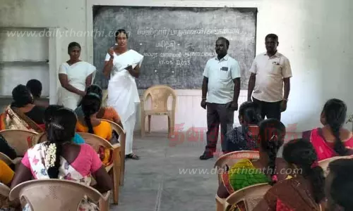 மாற்றுத்திறனாளி மாணவர்களின் பெற்றோருக்கு பயிற்சி