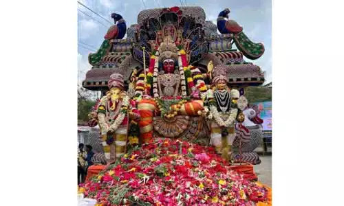 2-வது வார பூச்சொரிதல் விழா