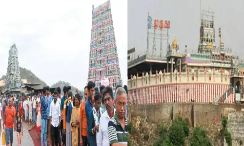 திருத்தணி முருகன் கோவிலில் குவிந்த பக்தர்கள்