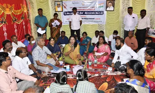 தண்ணீரை பொதுமக்கள் சிக்கனமாக பயன்படுத்த வேண்டும்:ஆனைமலையன்பட்டி கிராம சபை கூட்டத்தில் கலெக்டர் அறிவுறுத்தல்