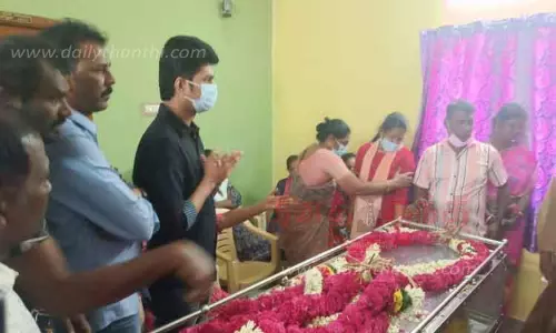 நகைச்சுவை நடிகர் கோவை குணாவுக்கு சின்னத்திரை நடிகர்கள் அஞ்சலி