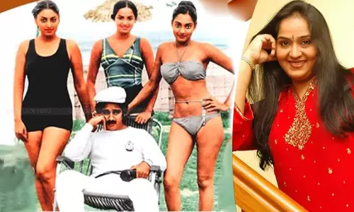 அப்பவே நாங்க அப்படி...! நீச்சல் உடையில் நடிகைகள்...! எனக்கு பிடித்த நினைவுகளில் ஒன்று! -நடிகை ராதா