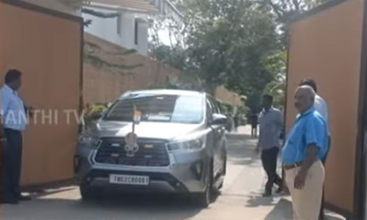 நடிகர் அஜித்தின் தந்தை உடலுக்கு அமைச்சர் உதயநிதி ஸ்டாலின் நேரில் அஞ்சலி..!