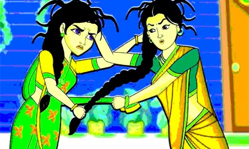 கள்ளக்காதலி- மனைவி ரோட்டில் குடுமிபிடி சண்டை: சென்னை போலீஸ் ஏட்டு மீது பாயும் நடவடிக்கை