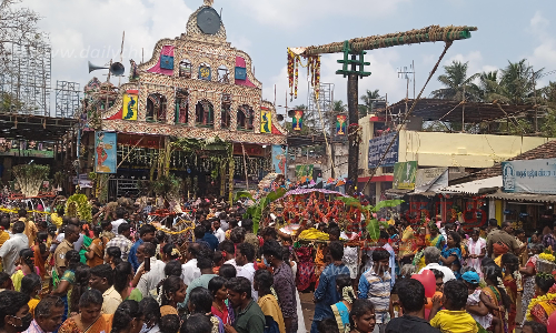 மகாமாரியம்மன் கோவிலில் பாடை காவடி திருவிழா
