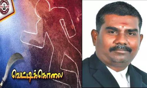 பெருங்குடியில் வக்கீல் சரமாரியாக வெட்டிக்கொலை பெருங்குடியில் வக்கீல் சரமாரியாக வெட்டிக்கொலை