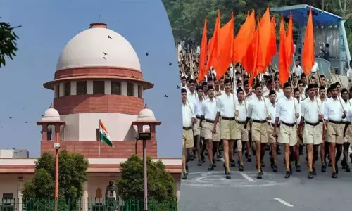 ஆர்.எஸ்.எஸ் பேரணி வழக்கில் தீர்ப்பு தேதி குறிப்பிடாமல் ஒத்திவைப்பு - சுப்ரீம் கோர்ட்டு உத்தரவு