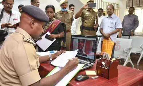 புகார்தாரரிடம் காணொலி காட்சி மூலம் குறைகேட்கும் திட்டம்