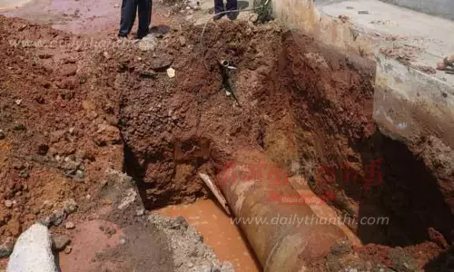 குடிநீர் குழாய் உடைப்பு சீரமைப்பு