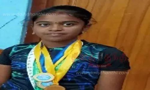 சர்வதேச யோகா போட்டிக்கு ஸ்ரீவில்லிபுத்தூர் மாணவி தேர்வு சர்வதேச யோகா போட்டிக்கு ஸ்ரீவில்லிபுத்தூர் மாணவி தேர்வு