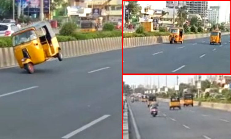 வண்டலூர் - மீஞ்சூர் வெளிவட்ட சாலையில் ஆட்டோ ரேஸ் - 4 பேர் கைது