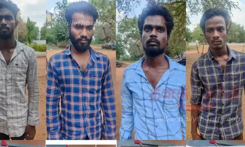 4 பேர் மீது குண்டர் சட்டம் பாய்ந்தது 4 பேர் மீது குண்டர் சட்டம் பாய்ந்தது