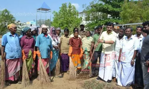 மேயர் சரவணன் ஆய்வு