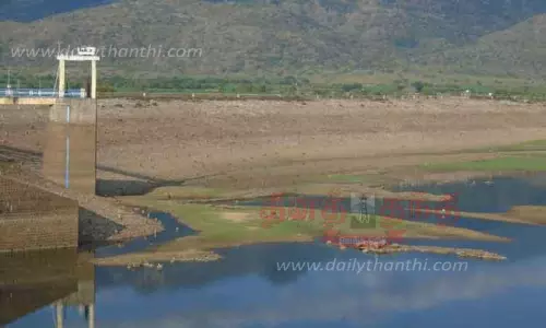 வடக்கு பச்சையாறு அணை நீர்மட்டம் குறைந்தது