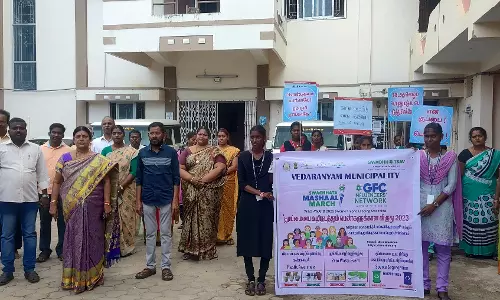 பிளாஸ்டிக் ஒழிப்பு விழிப்புணர்வு ஊர்வலம்