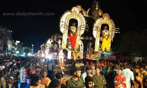 பறவை காவடி எடுத்து வந்து பக்தர்கள் நேர்த்திக்கடன்