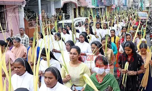 கிறிஸ்தவ ஆலயங்களில் குருத்தோலை ஞாயிறு பவனி