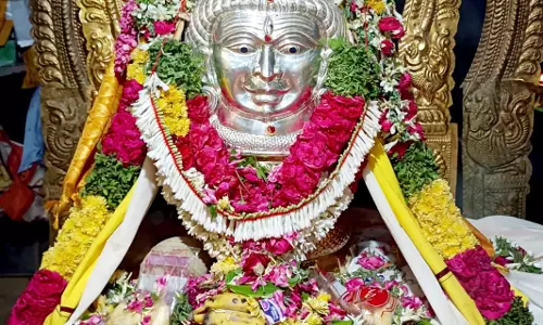 தர்மபுரி நெசவாளர் நகர் மகாலிங்கேஸ்வரர் கோவில் வருஷாபிஷேக விழா-ஏராளமான பக்தர்கள் சாமி தரிசனம்