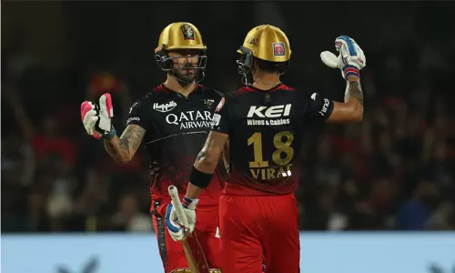 வாணவேடிக்கை காட்டிய கோலி, டூ பிளசிஸ்..!! பெங்களூரு அணி அபார வெற்றி