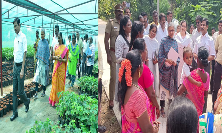 காஞ்சீபுரம் மாவட்டம் ஆதனூர் ஊராட்சியில் தலைமைச்செயலாளர் இறையன்பு ஆய்வு