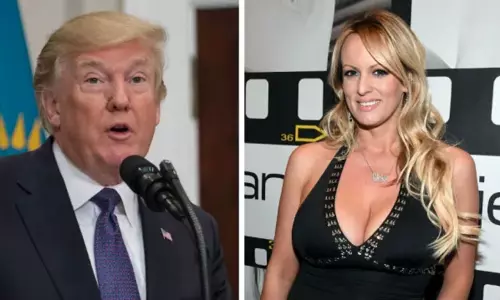 ஆபாச நடிகையுடன் தொடர்பு நீதிமன்றத்தில் சரணடையும் டொனால்டு டிரம்ப் : வரலாறு காணாத பாதுகாப்பு