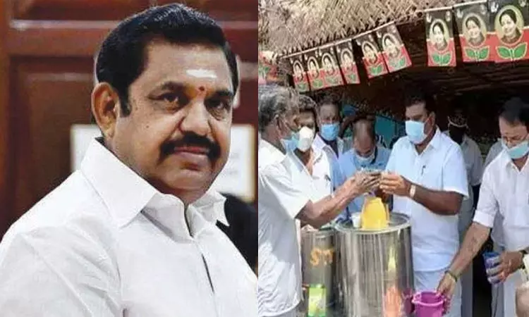 கோடைக்காலம்: குடிநீர் மற்றும் நீர்மோர் பந்தல் அமைத்திடுக - எடப்பாடி பழனிசாமி அறிவுறுத்தல்