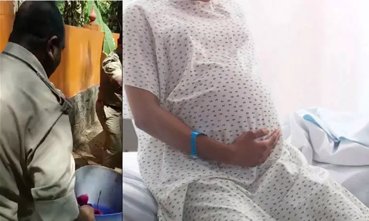 வீட்டில் குழந்தை பெற்று வாளியில் விட்டு விட்டு, மருத்துவமனை சென்ற தாய்