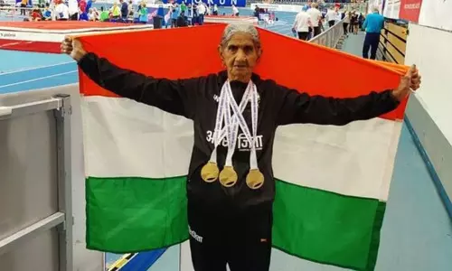 95 வயதில் 3 தங்கம்; பகவானி தேவியின் சோக வாழ்வு, கடும் முயற்சியின் பின்னணி 95 வயதில் 3 தங்கம்; பகவானி தேவியின் சோக வாழ்வு, கடும் முயற்சியின் பின்னணி