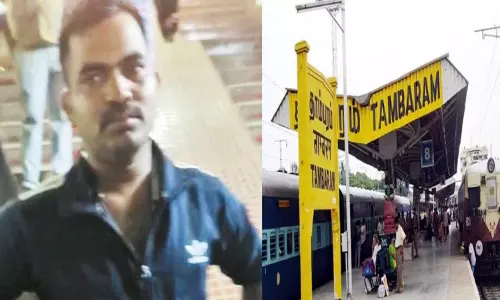 தாம்பரம் ரெயில்வே சுரங்கப்பாதையில் இளம்பெண்ணை கிண்டல் செய்த சப்-இன்ஸ்பெக்டர் பணியிடை நீக்கம்