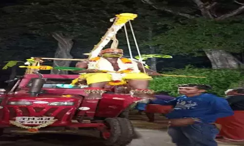 காவடி எடுத்து பக்தர்கள் நேர்த்திக்கடன்