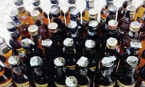 மதுபாட்டில்கள் விற்ற 2 பேர் சிக்கினர்