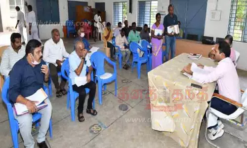 ஊராட்சி ஒன்றிய அலுவலகத்தில் கலெக்டர் ஆய்வு ஊராட்சி ஒன்றிய அலுவலகத்தில் கலெக்டர் ஆய்வு