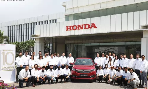 இந்தியாவில் மகத்தான 10 ஆண்டுகள் நிறைவை கொண்டாடி மகிழும் ஹோண்டா அமேஸ்