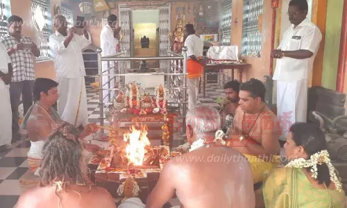 காஞ்சியப்ப அய்யனார் கோவிலில் சிறப்பு யாகம்