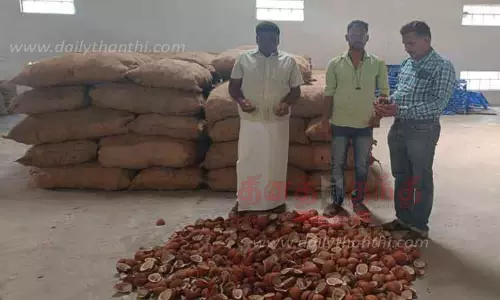 செஞ்சேரிமலையில் ரூ.83 லட்சத்துக்கு கொப்பரை தேங்காய் கொள்முதல்