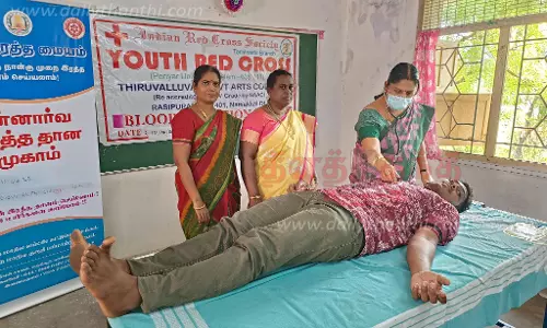 ராசிபுரம் திருவள்ளுவர் அரசு கலைக்கல்லூரியில் ரத்ததான முகாம்