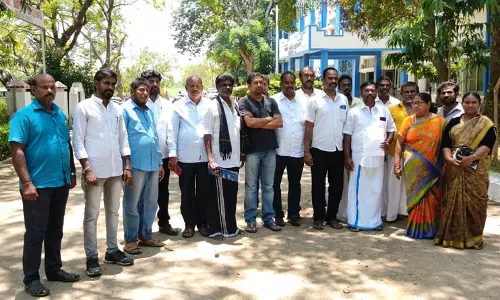 தூத்துக்குடி போலீஸ் சூப்பிரண்டு அலுவலகத்தில்அர்ஜூன் சம்பத் மீதுநாடார் சங்கத்தினர் புகார் தூத்துக்குடி போலீஸ் சூப்பிரண்டு அலுவலகத்தில்அர்ஜூன் சம்பத் மீதுநாடார் சங்கத்தினர் புகார்