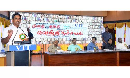 தினத்தந்தி-வி.ஐ.டி. இணைந்து நடத்திய வெற்றி நிச்சயம் நிகழ்ச்சி:மாணவ-மாணவிகள் இலக்கை தீர்மானித்து பயணிக்க வேண்டும் கலெக்டர் பி.குமாரவேல் பாண்டியன் பேச்சு