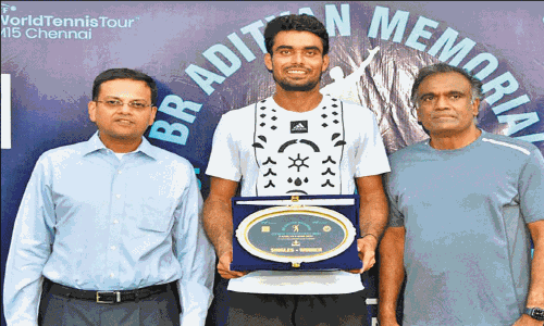 பா.ராமச்சந்திர ஆதித்தனார் நினைவு சர்வதேச டென்னிஸ் போட்டி: அரியானா வீரர் திக்விஜய் பிரதாப் சிங் சாம்பியன்