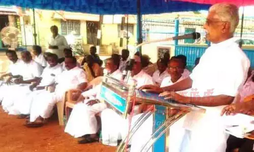 ராகுல்காந்தியின் எம்.பி. பதவி பறிப்பை கண்டித்துகாங்கிரசார் ஆர்ப்பாட்டம்