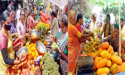 பூக்கள், பழங்கள் விற்பனை அதிகரிப்பு