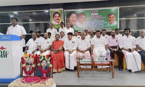 அ.தி.மு.க.வில் சாதாரண தொண்டனும் பொதுச்செயலாளராகலாம்-கே.சி.வீரமணி பேச்சு