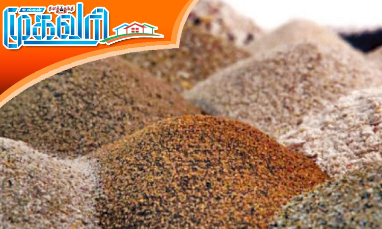 கட்டுமான மணல் வகைகள்