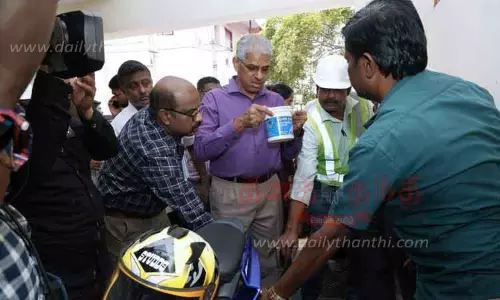 24 மணி நேர குடிநீர் திட்டத்தை கூடுதல் தலைமை செயலாளர் ஆய்வு