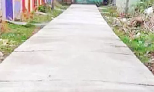 கொளப்பாக்கம் ஊராட்சியில் ரூ.2½ கோடியில் சிமெண்டு சாலை