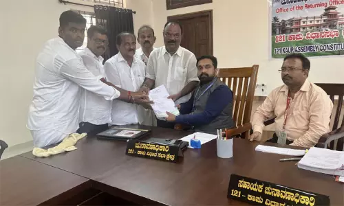 பாஜக தலைவர் அண்ணாமலை வந்த ஹெலிகாப்டரில் பெருமளவு பணம் கொண்டுவரப்பட்டுள்ளது - காங்கிரஸ் தலைவர் குற்றச்சாட்டு