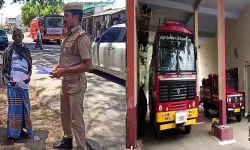 தமிழ்நாடு தீயணைப்பு மீட்பு பணிகள் துறை சார்பில் தீ தொண்டு வாரம்